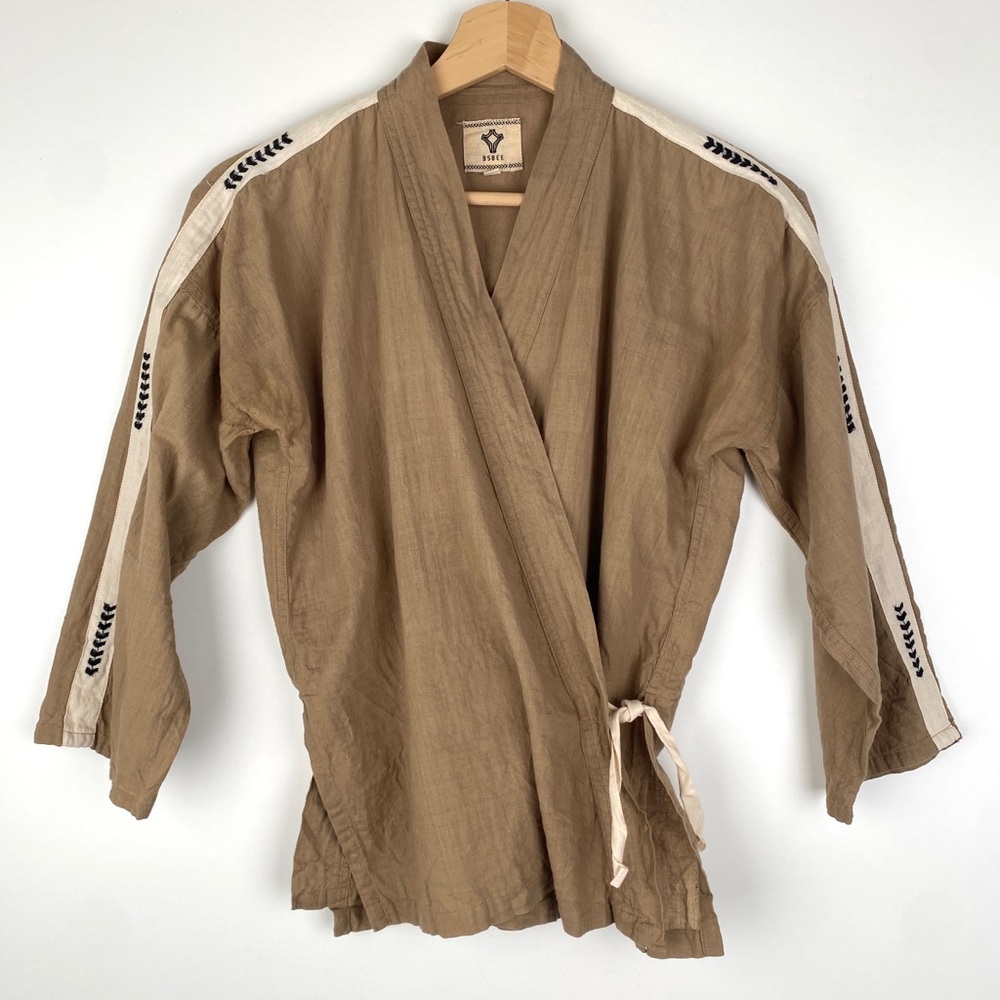 BSBEE Kimono Style Top XS Brown